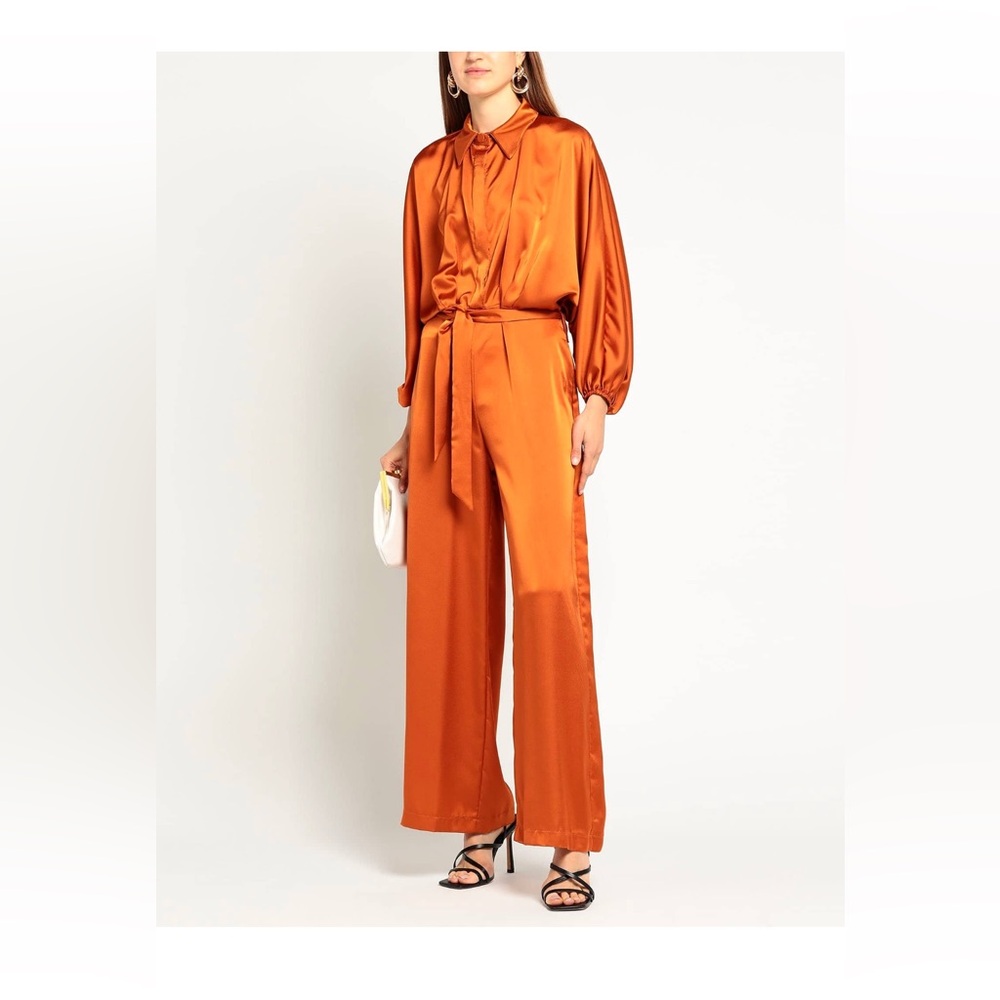 Berna Orange Jumpsuit S